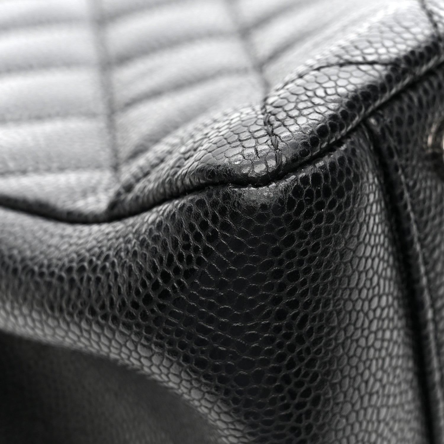 Chanel Caviar Quilted XL Grand Shopping Tote GST Black