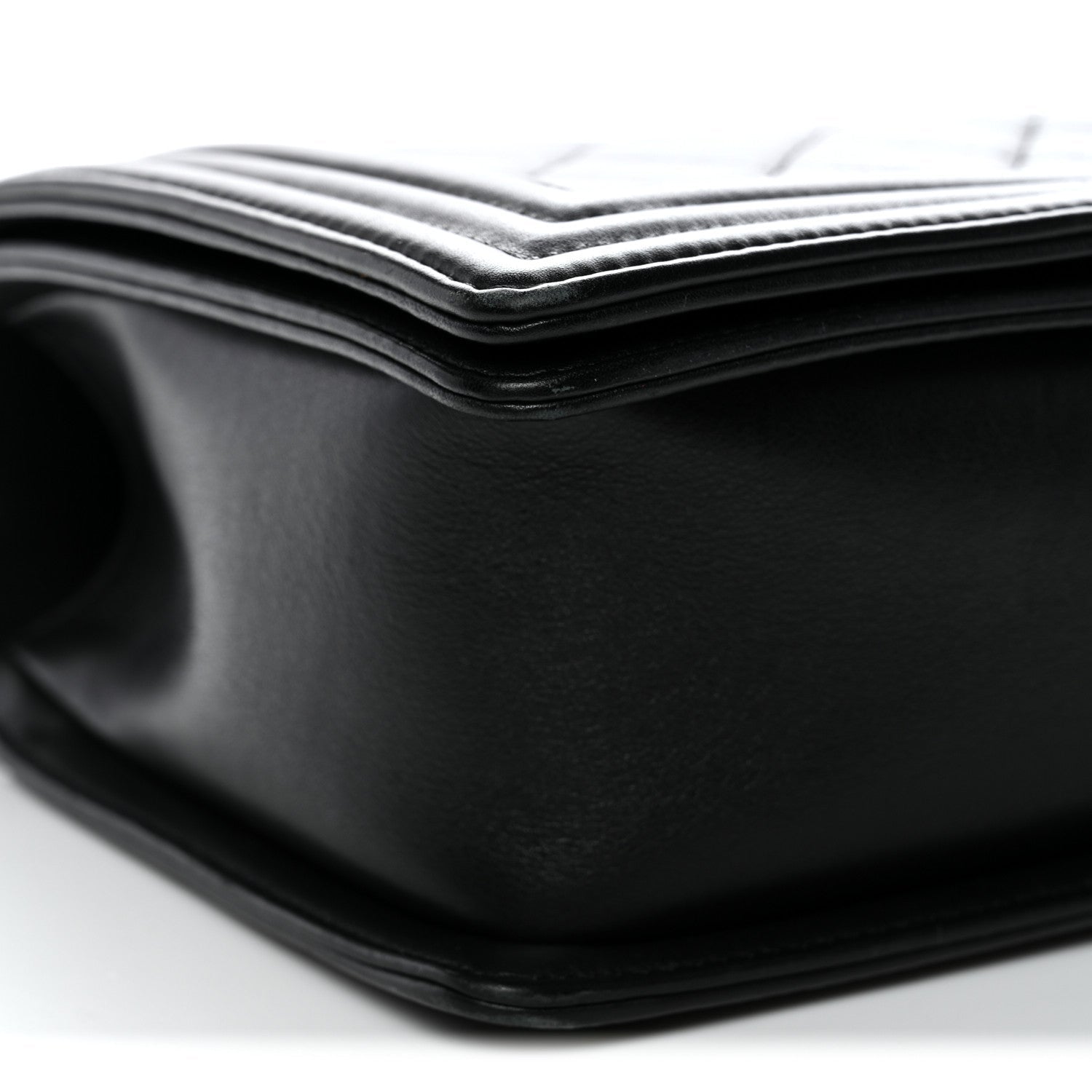 Chanel Calfskin Quilted Medium Boy Flap Black