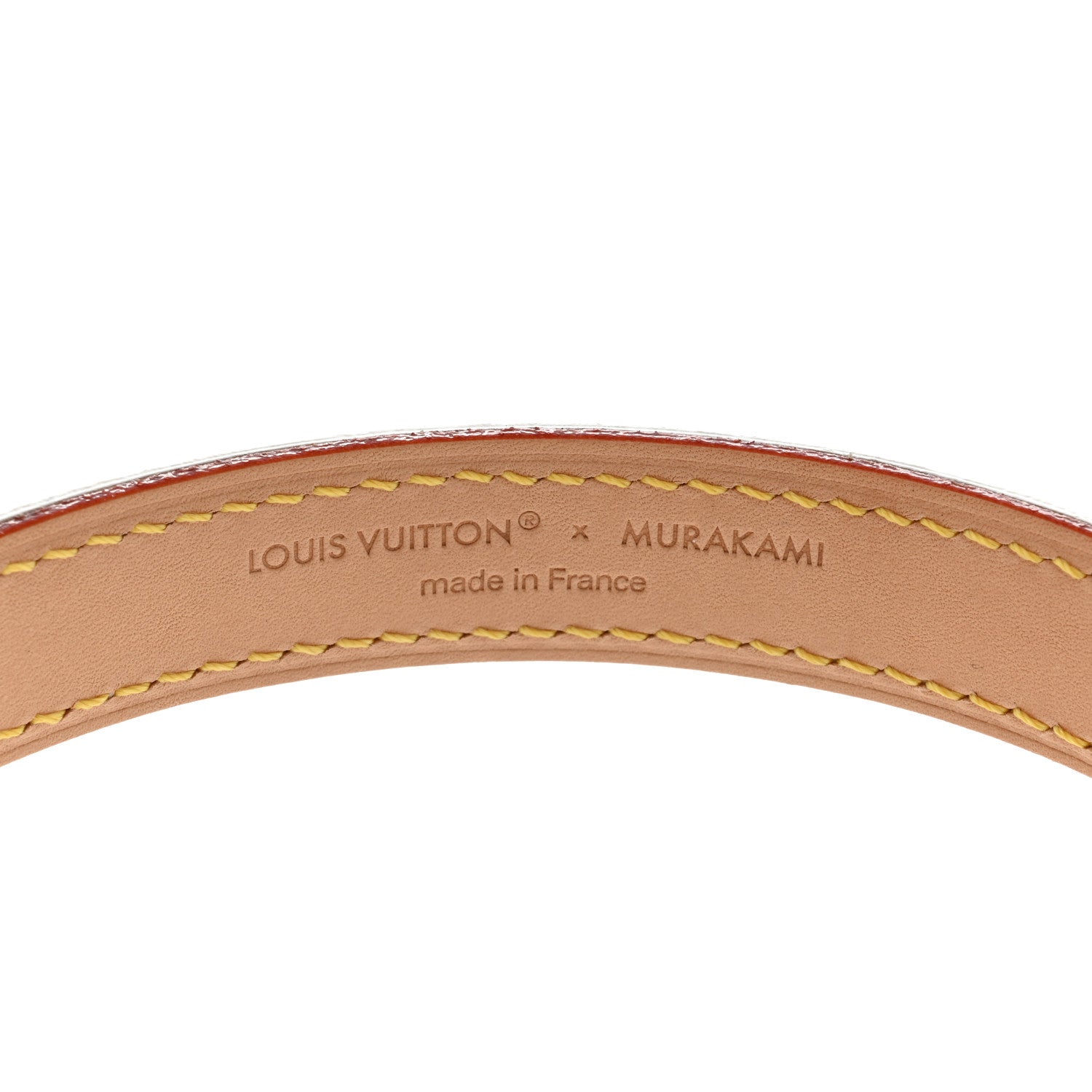 Louis Vuitton LV X TM Monogram Multicolor Dog Collar MM White
