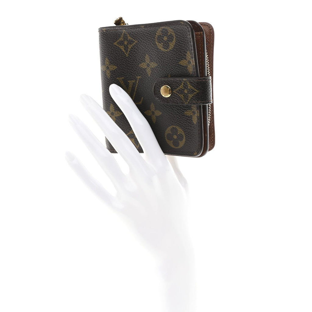 Louis Vuitton Monogram Compact Zippe Zipped Wallet