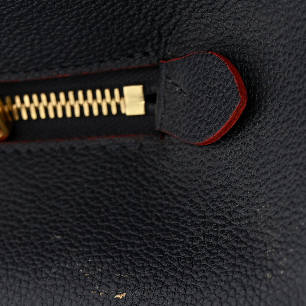 Louis Vuitton Empreinte Montaigne MM Marine Rouge