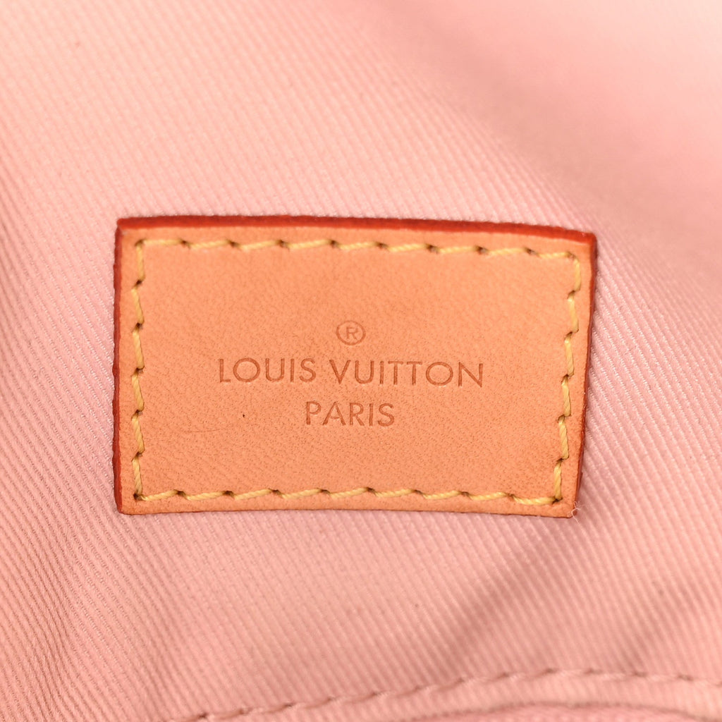 Louis Vuitton Damier Azur Graceful MM Rose Ballerine