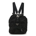 Prada Nylon Vela Mini Cinch Backpack Black