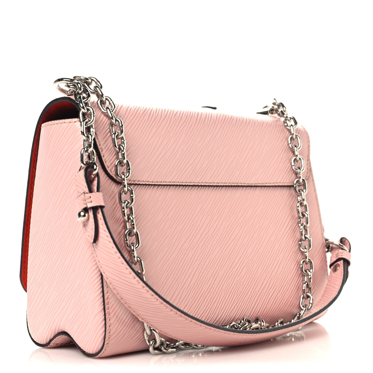 Louis Vuitton Epi Travel Stickers Twist Shoulder Bag Rose Ballerine