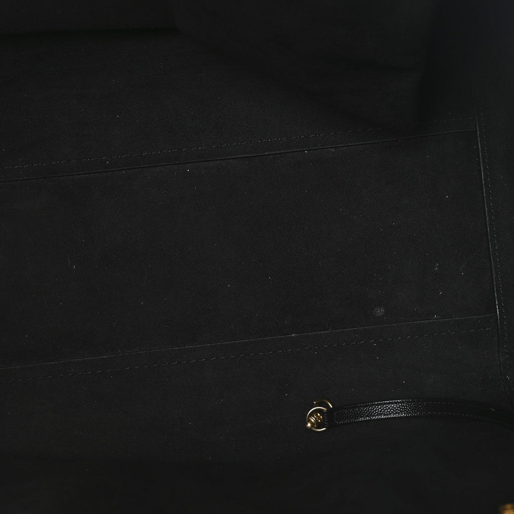 Chanel Caviar Medium Studded Deauville Tote Black