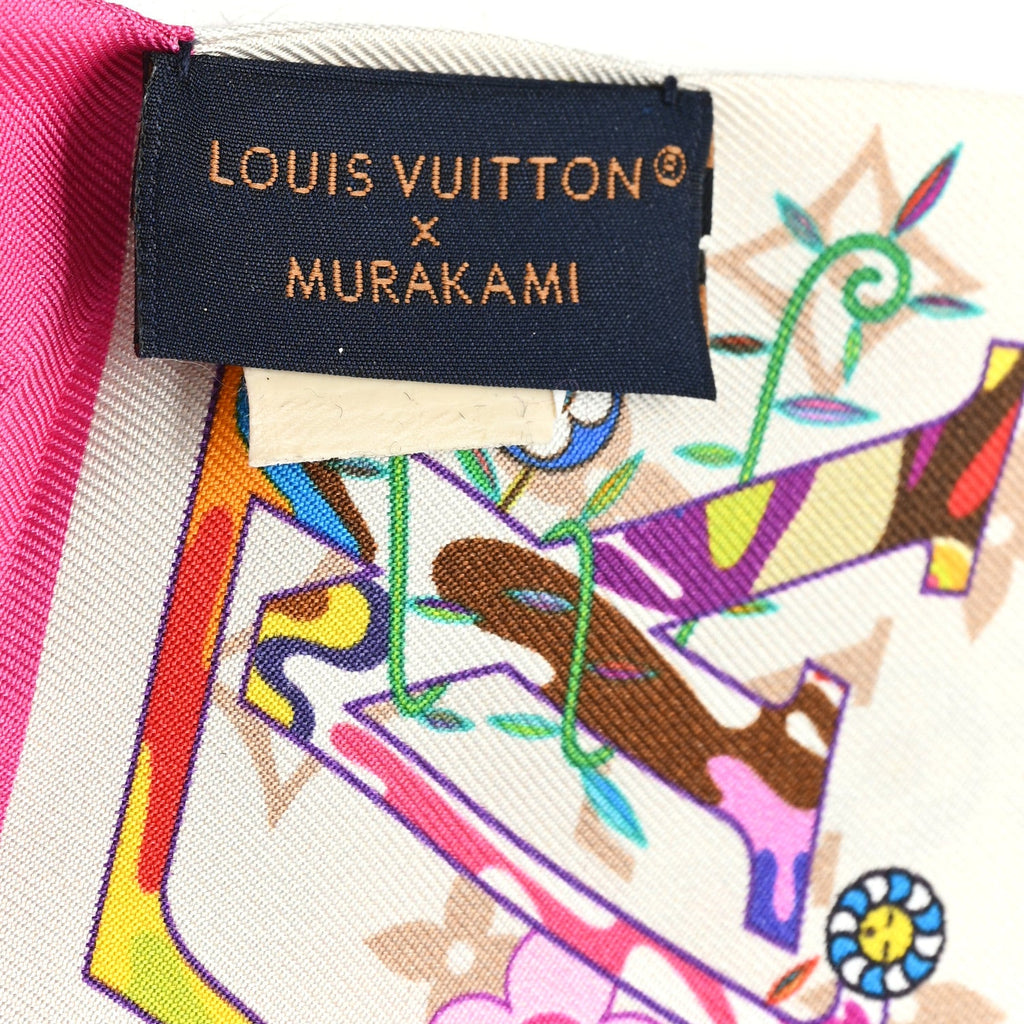 Louis Vuitton LV X TM Silk Superflat Monogram Bandeau White