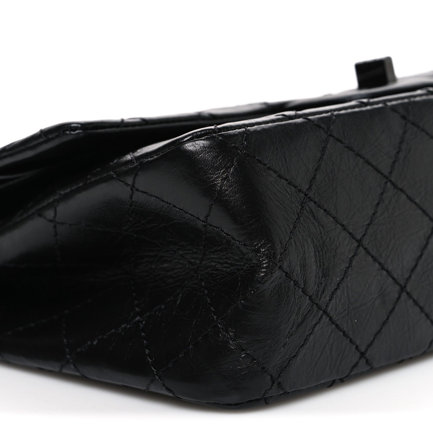 Chanel Aged Calfskin Quilted 2.55 Reissue 225 Flap So Black
