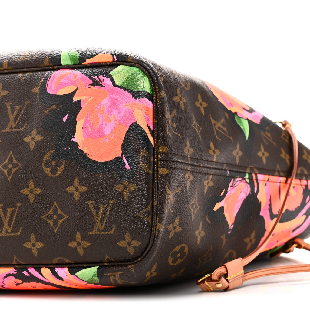 Louis Vuitton Monogram Roses Neverfull MM