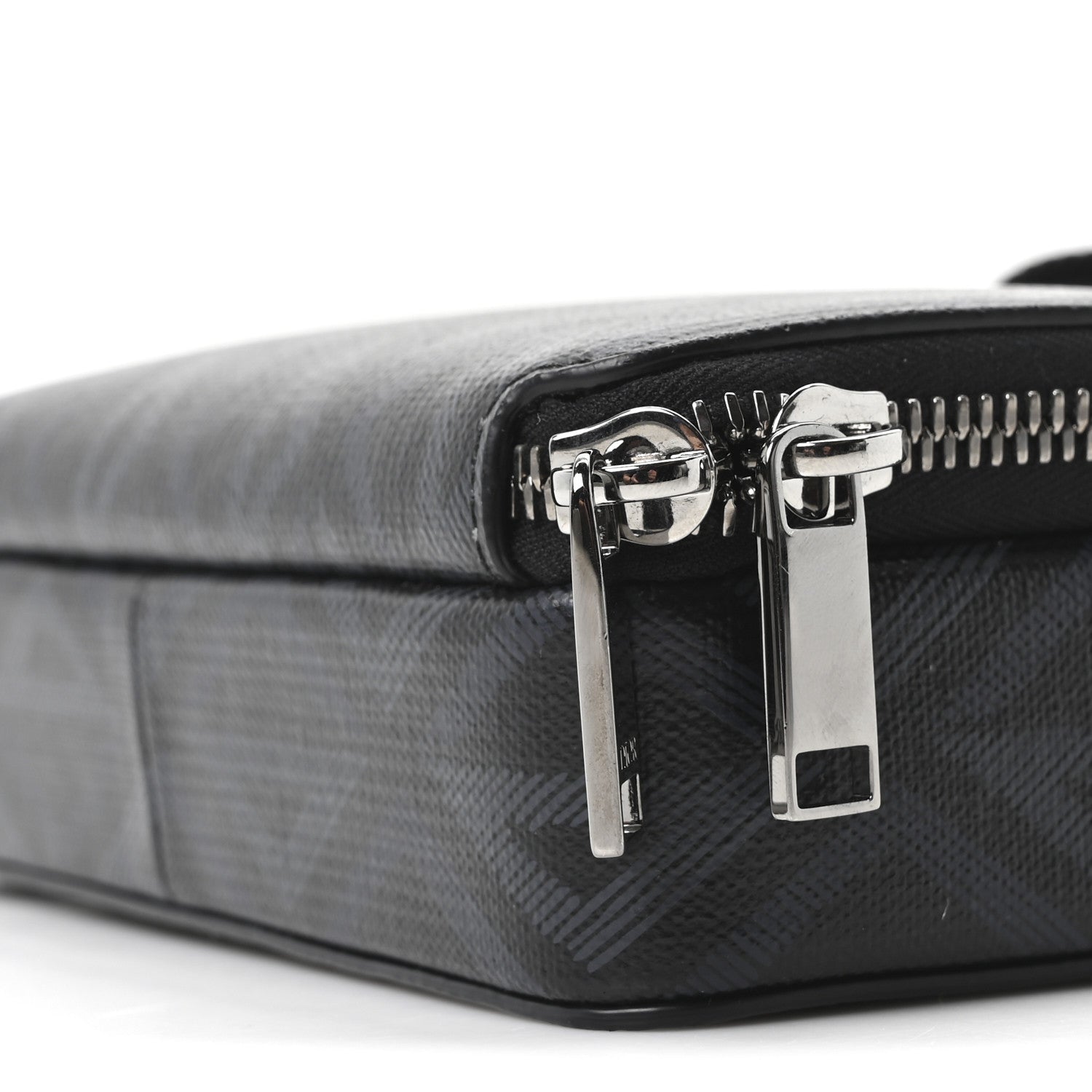 Christian Dior Coated Canvas CD Diamond Messenger Pouch Black