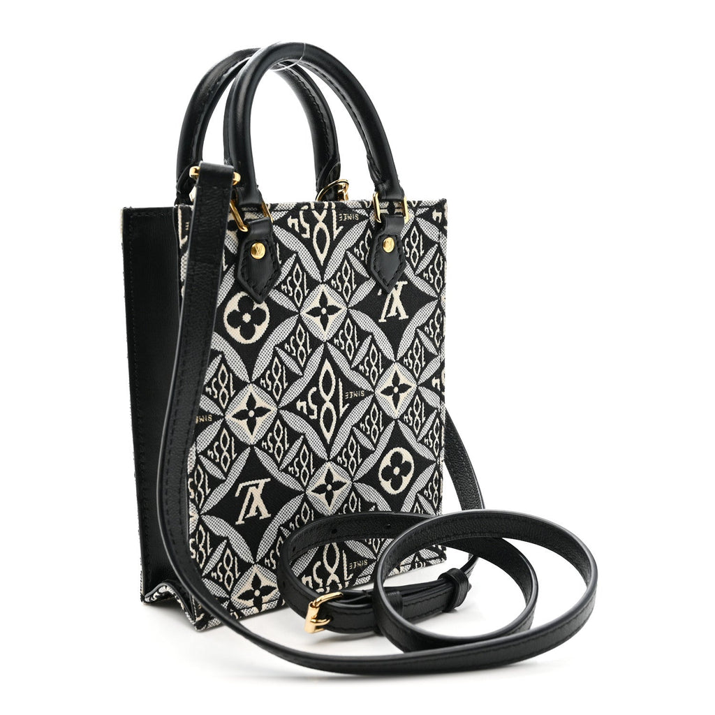 Louis Vuitton Jacquard Since 1854 Petit Sac Plat Grey