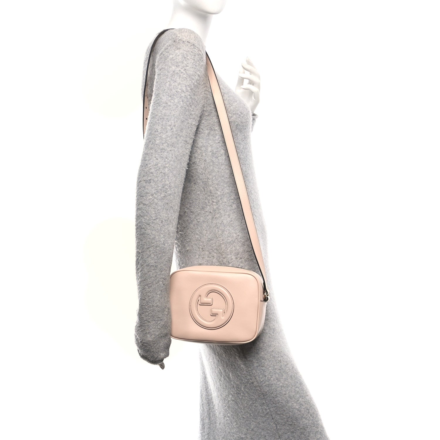 Gucci Sweetbread Calfskin Mini Blondie Bag Skin Rose