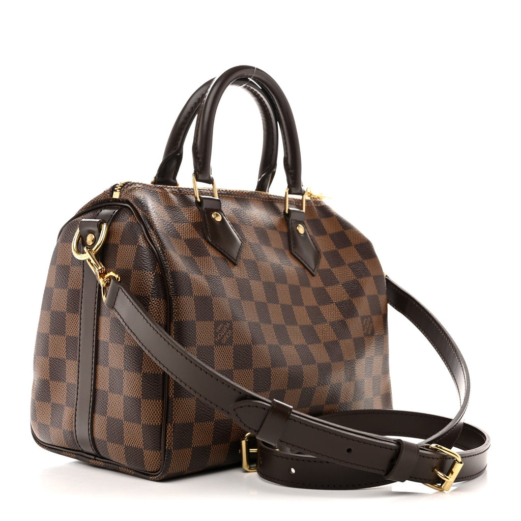 Louis Vuitton Damier Ebene Speedy Bandouliere 25