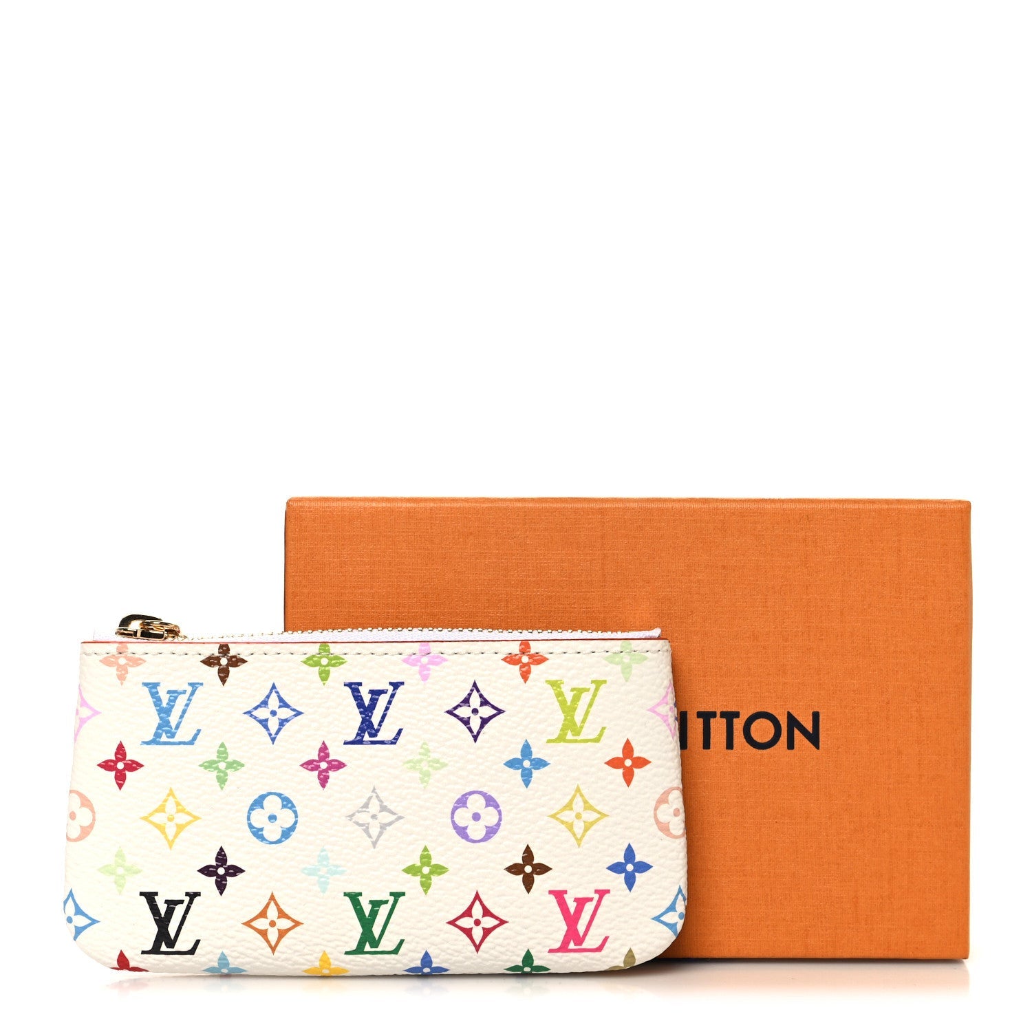 Louis Vuitton LV X TM Monogram Multicolor Key Pouch White