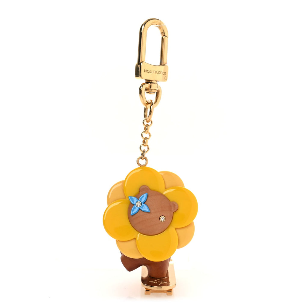 Louis Vuitton Metal Wood Vivienne Petula Skate Key Holder
