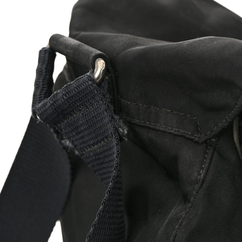Prada Nylon Vela Mini Cinch Backpack Black