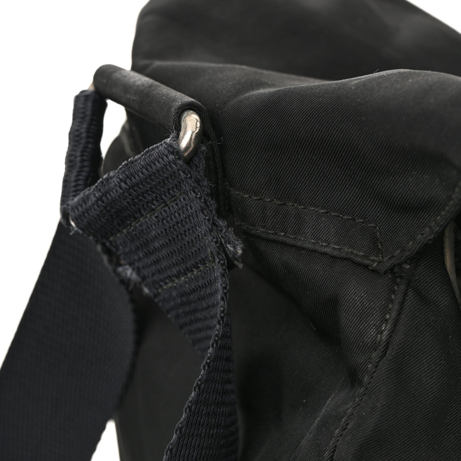 Prada Nylon Vela Mini Cinch Backpack Black