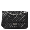 Chanel Aged Calfskin Quilted 2.55 Reissue 225 Flap Black
