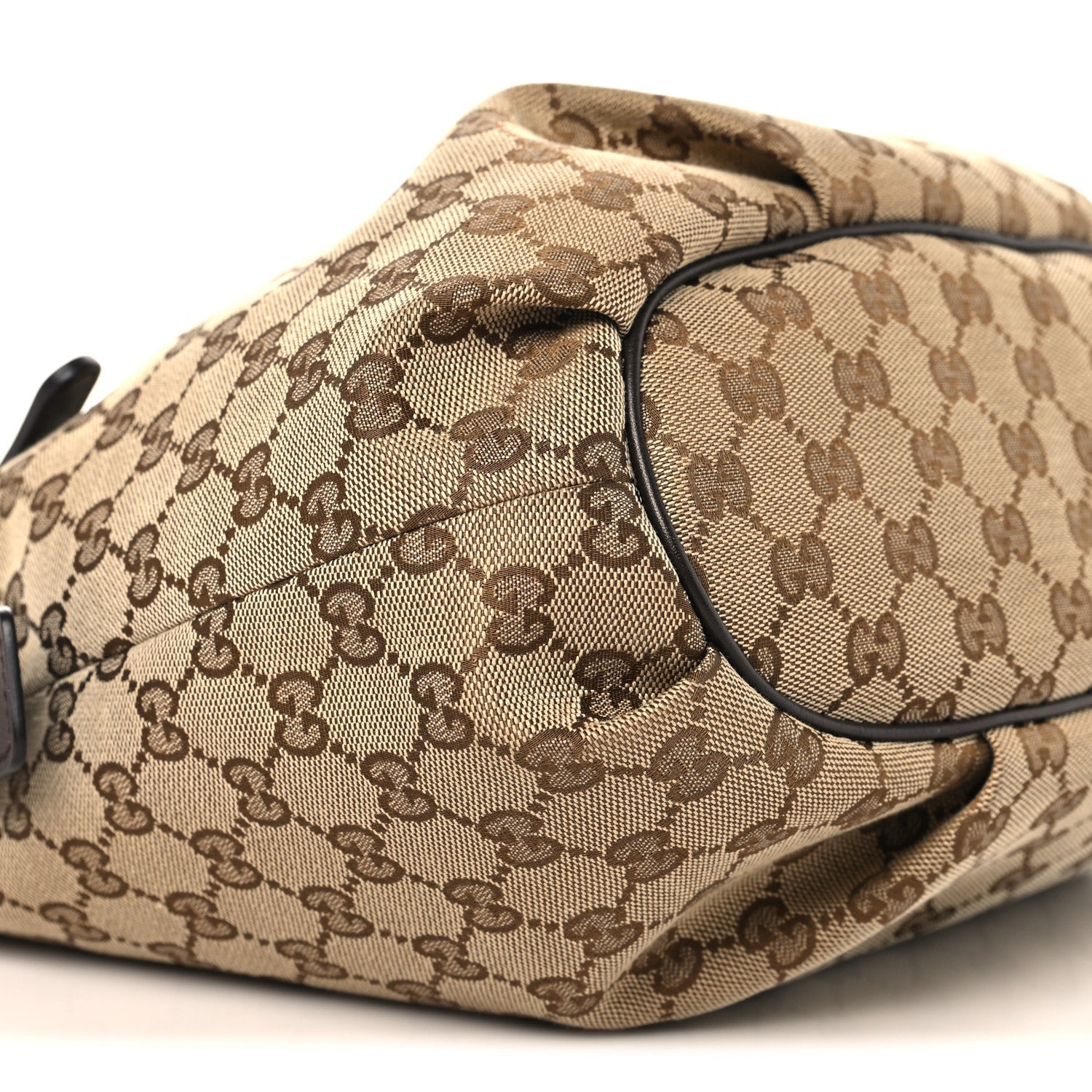 Gucci Monogram Messenger Bag Dark Brown
