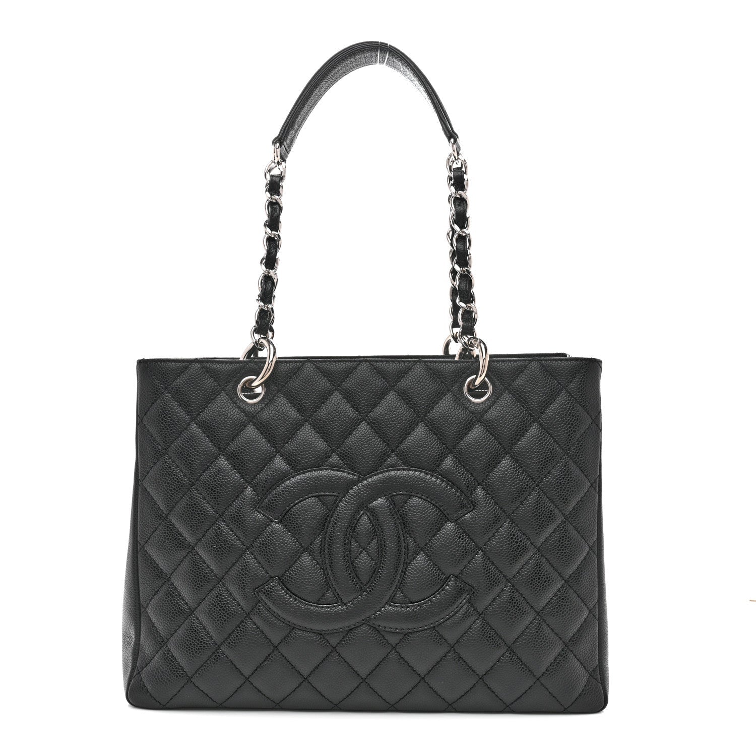 Chanel Caviar Quilted Grand Shopping Tote GST Black