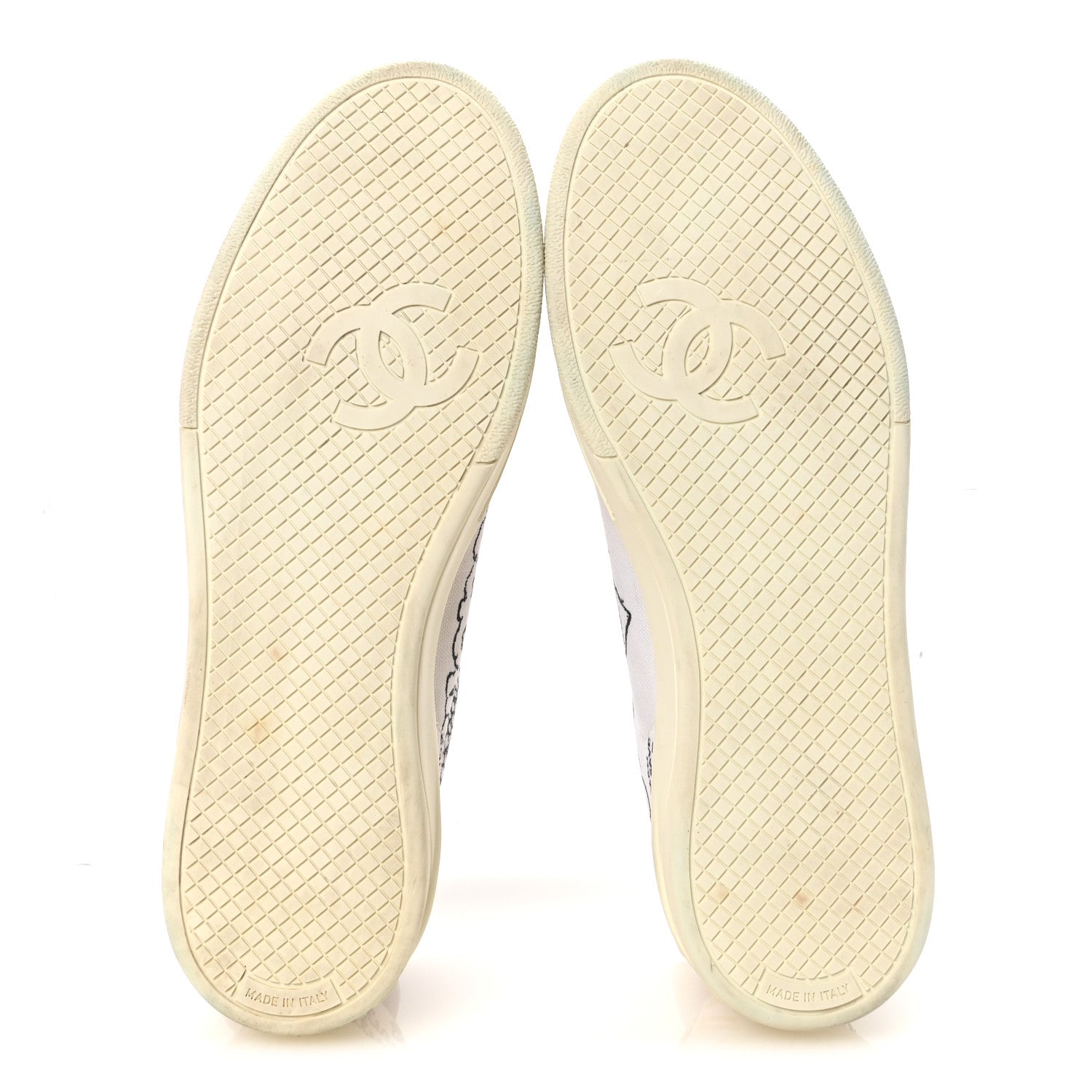Chanel x Pharrell Williams Canvas Womens Sneakers 36.5 White Multicolor