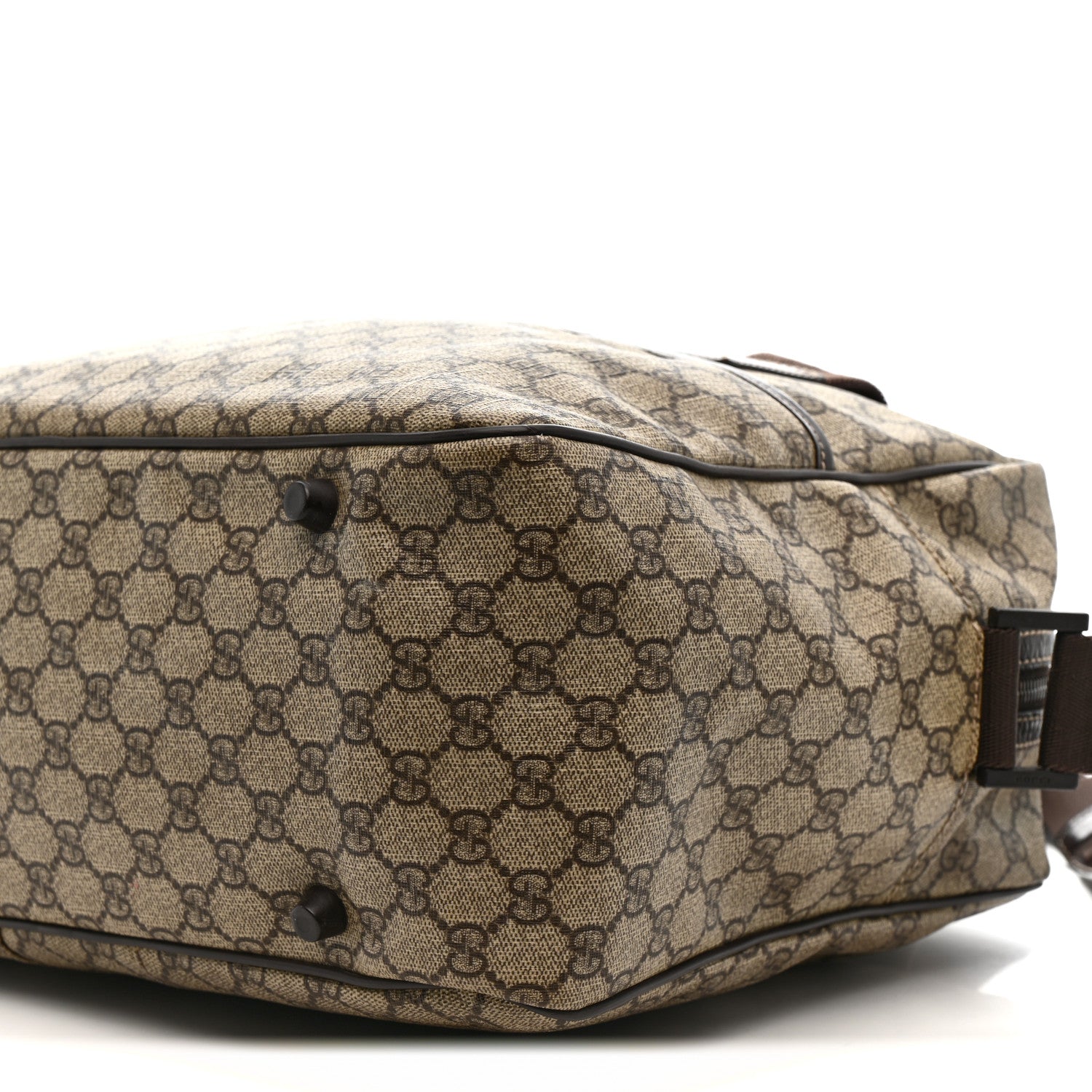 Gucci GG Plus Monogram Interlocking G Briefcase Brown