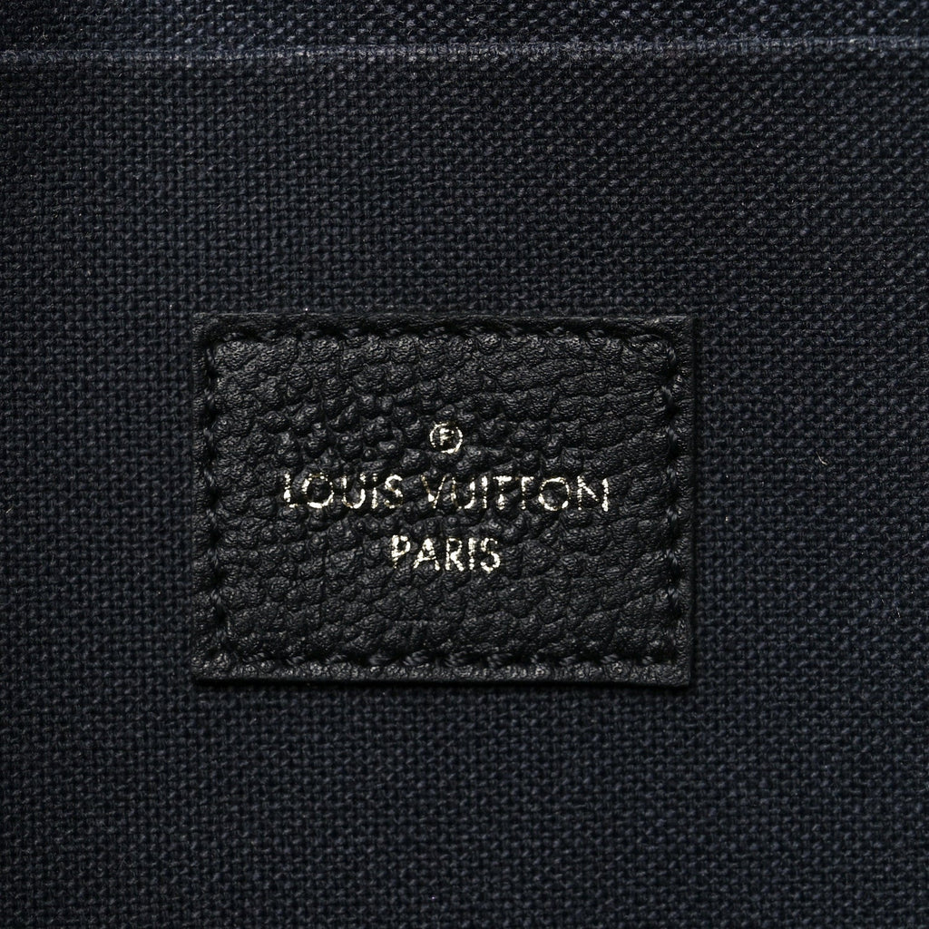Louis Vuitton Empreinte Pochette Felicie Chain Wallet Black