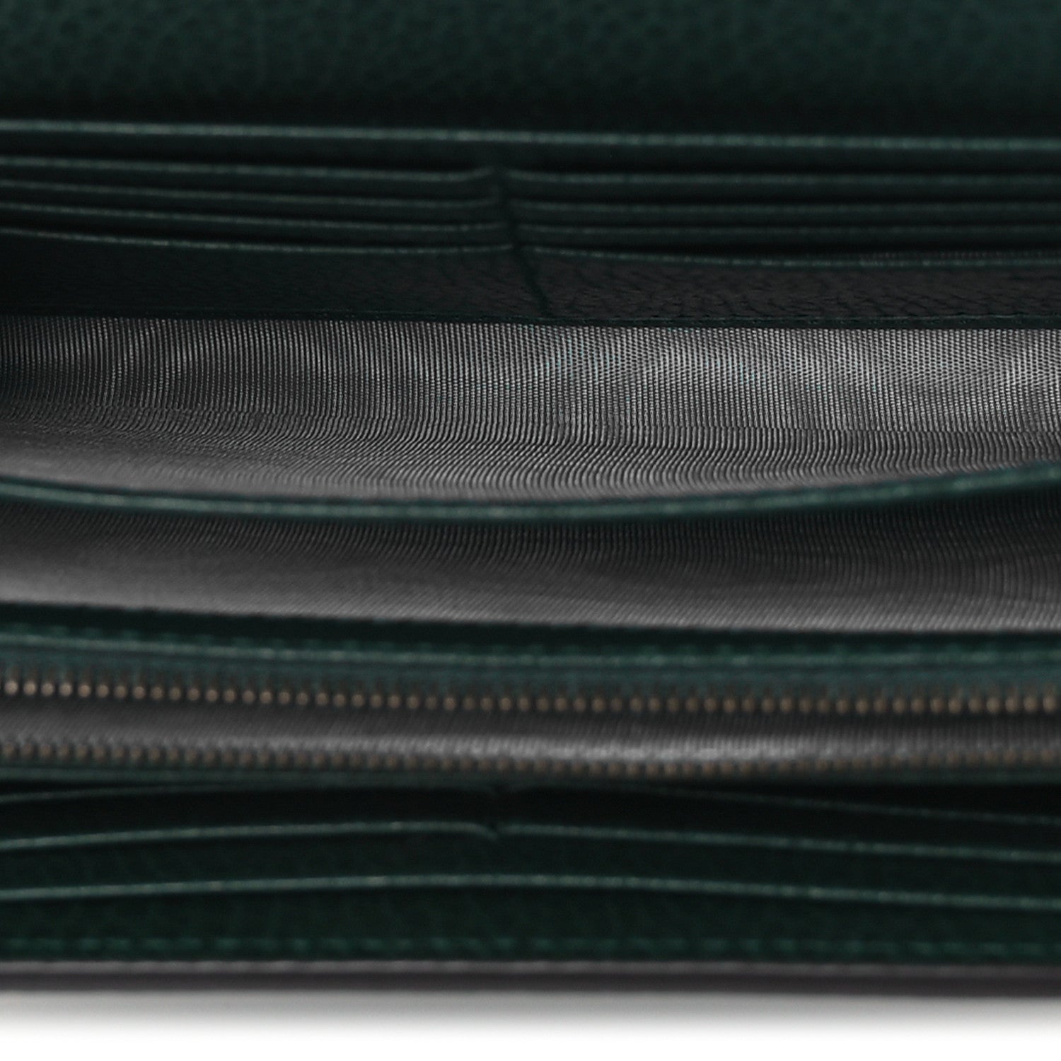 Gucci Calfskin Garden Dionysus Chain Wallet Emerald