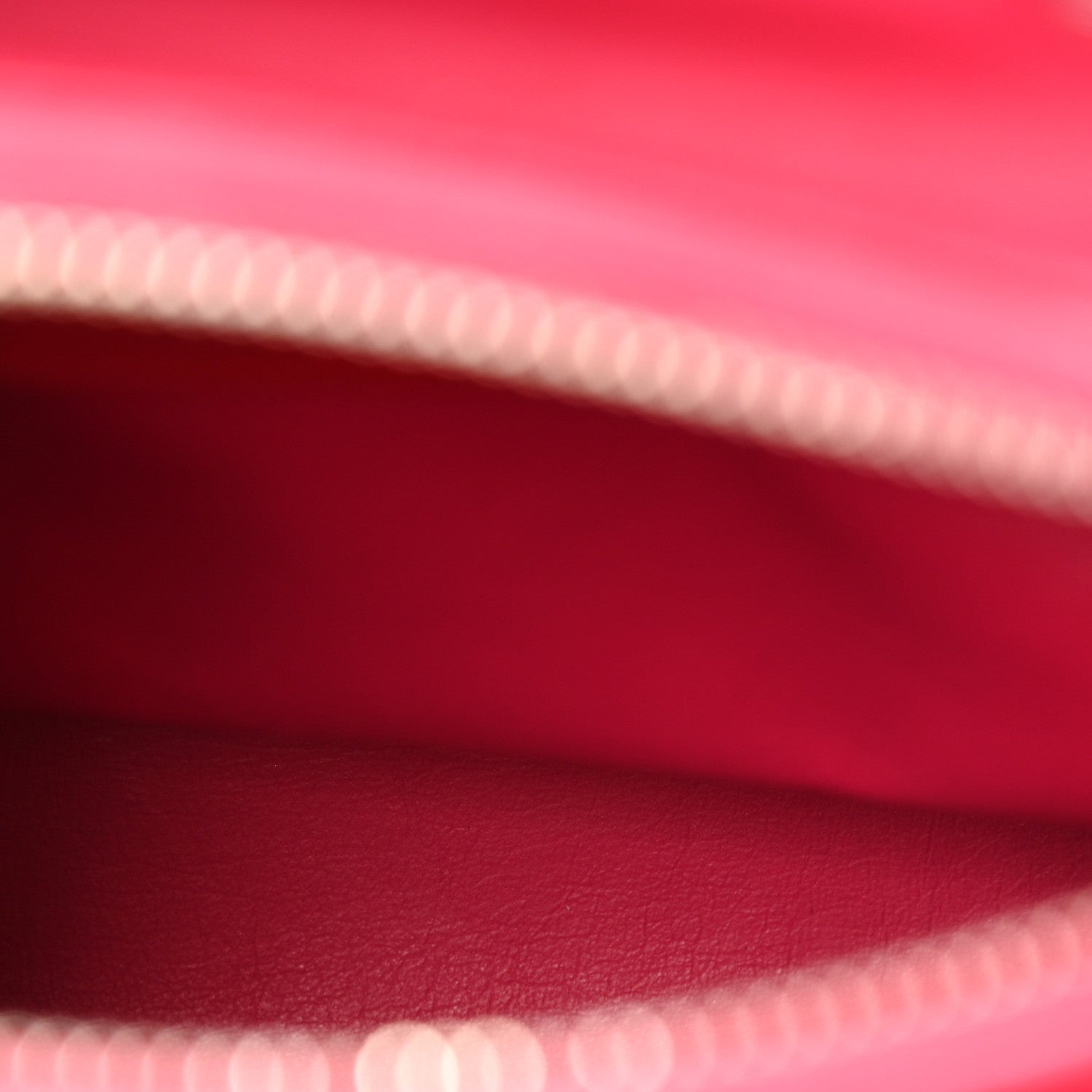 Christian Dior Lambskin Cannage Medium Bi-Color Lady Dior Orange Fuchsia