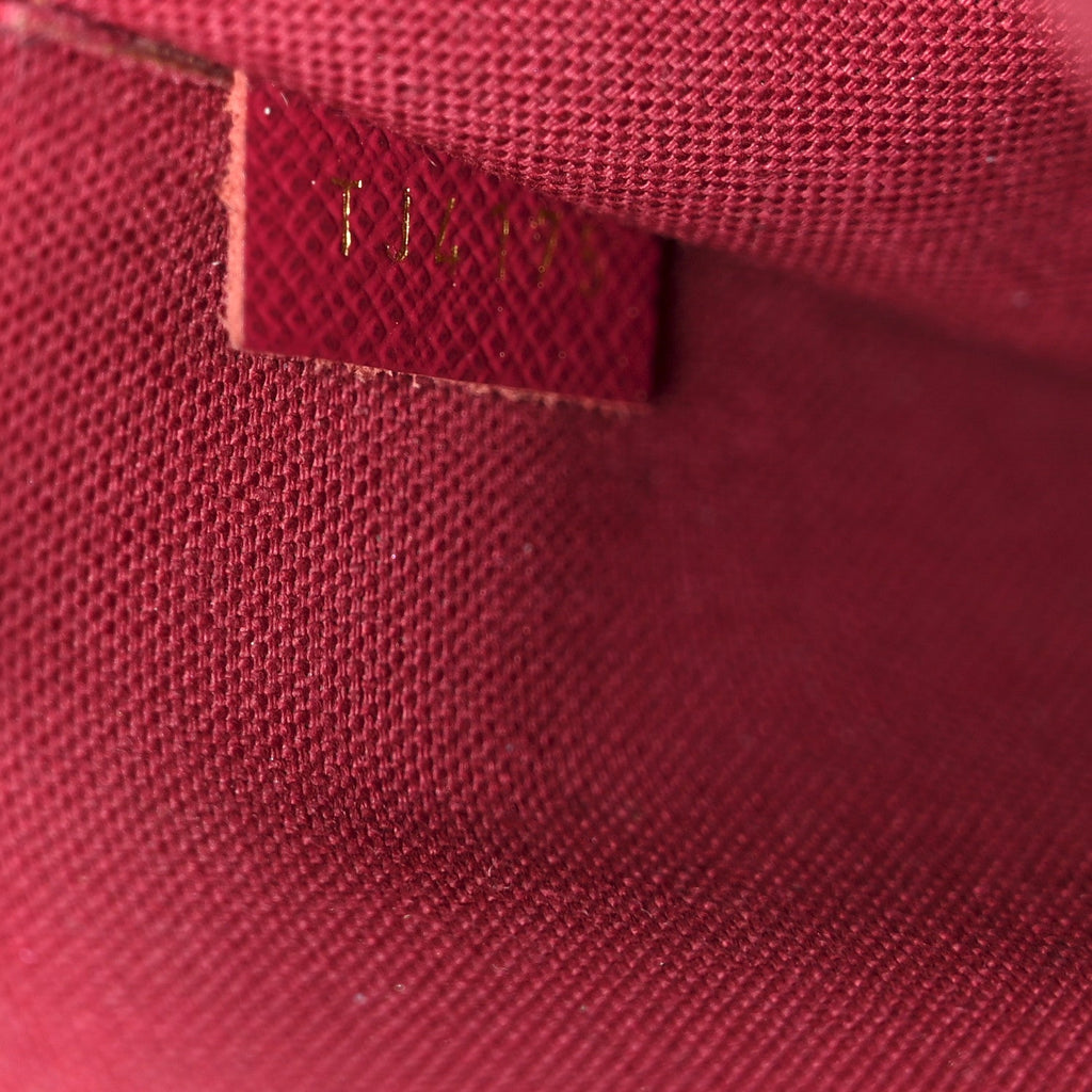 Louis Vuitton Monogram Pochette Felicie Chain Wallet Fuchsia