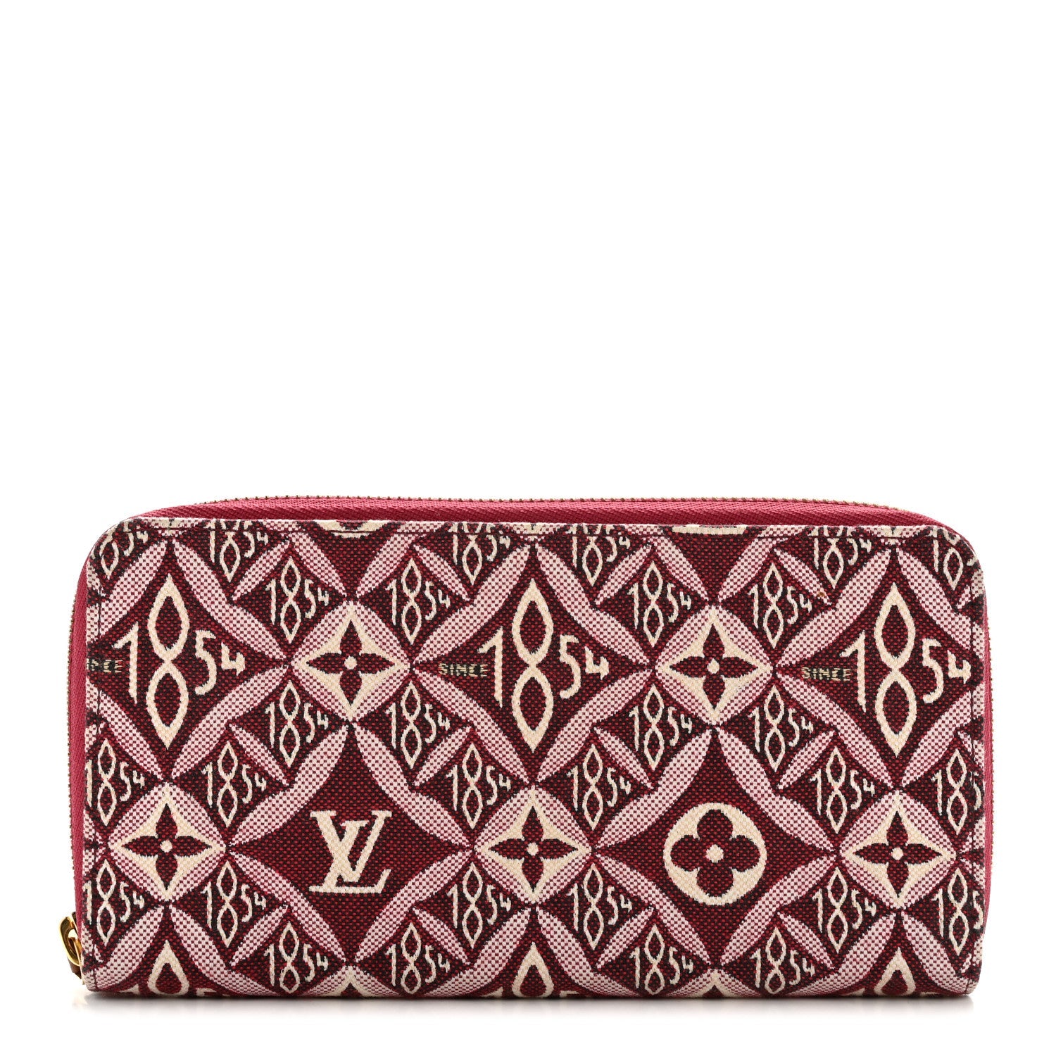 Louis Vuitton Jacquard Since 1854 Zippy Wallet Bordeaux