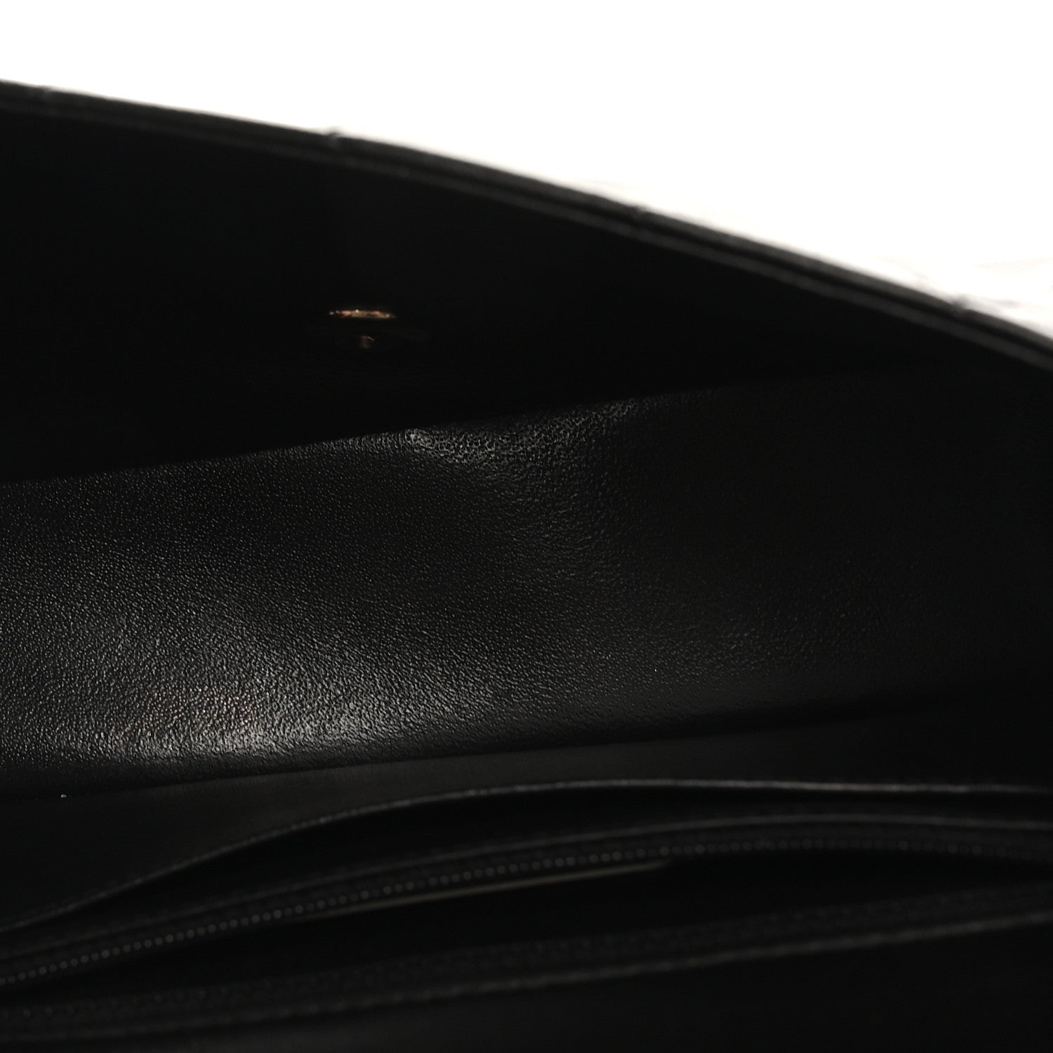 Chanel Lambskin Quilted Mini Rectangular Flap Black