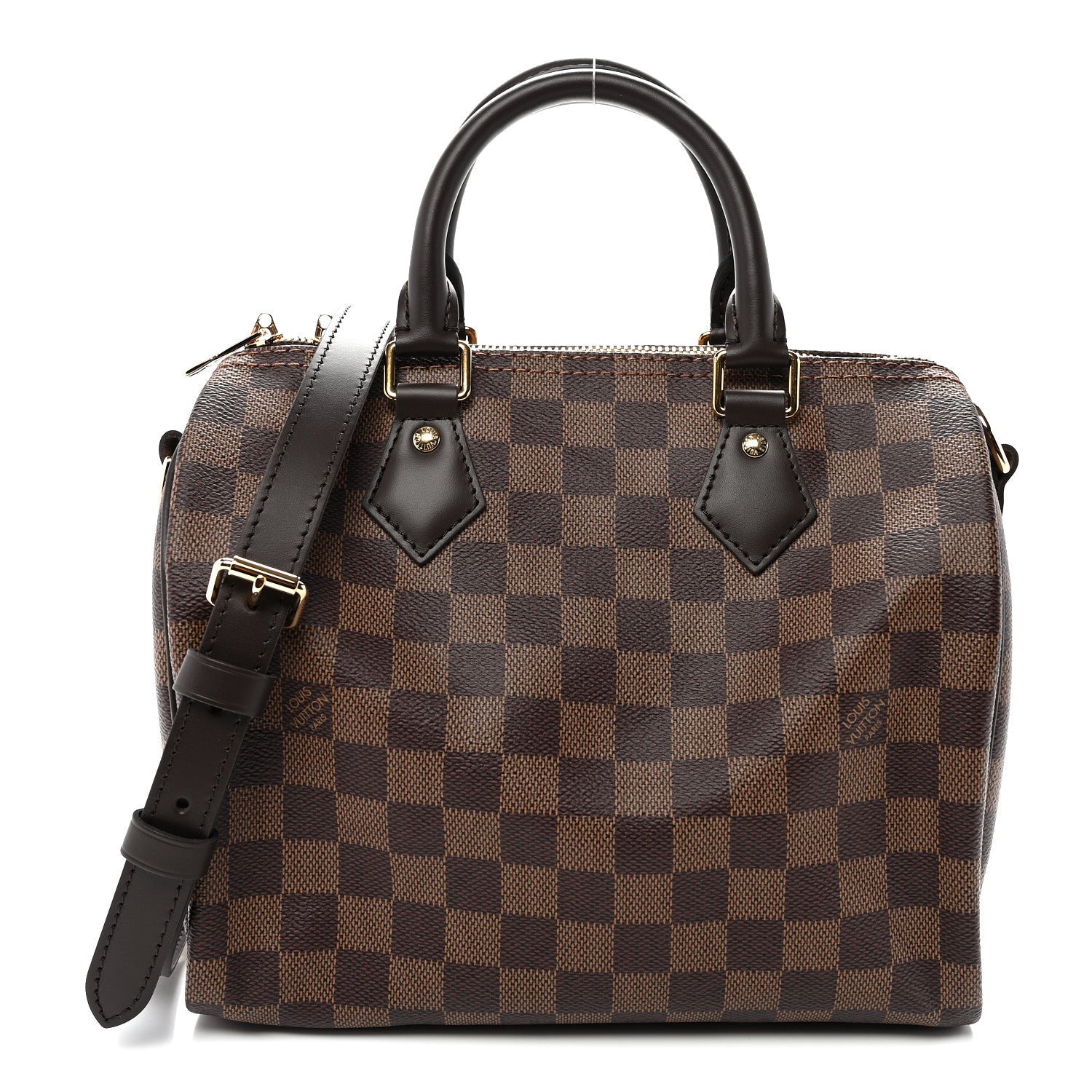 Louis Vuitton Damier Ebene Speedy Bandouliere 25