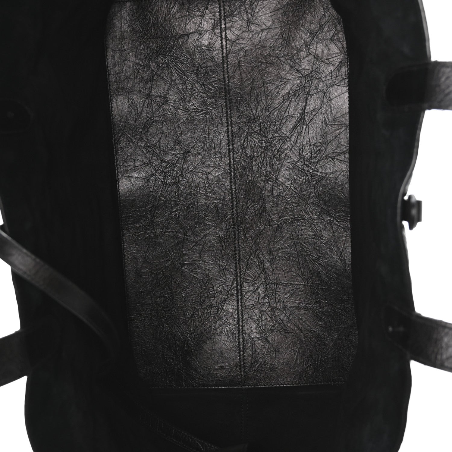 Christian Dior Crinkled Calfskin Macrocannage Large Toujours Black