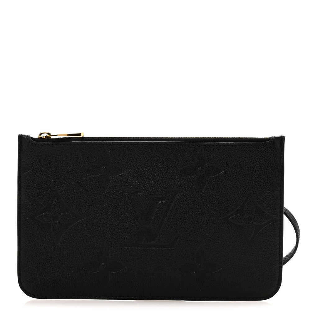 Louis Vuitton Empreinte Monogram Giant Neverfull MM Pochette Black