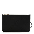 Louis Vuitton Empreinte Monogram Giant Neverfull MM Pochette Black