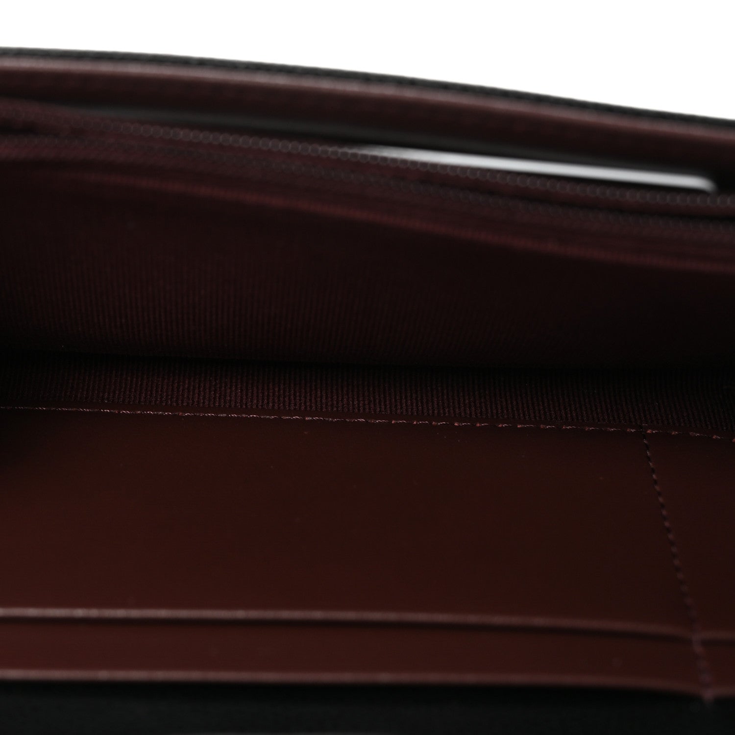 Caviar Quilted Medium Gusset Flap Wallet Black