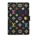 Louis Vuitton Monogram Multicolor Carnet de Bal Mini Agenda Cover Black