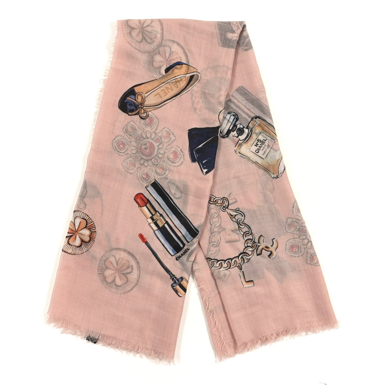 Cashmere Icons Shawl Pink