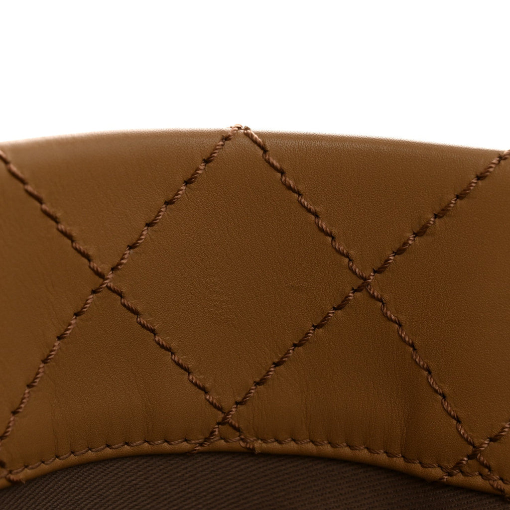 Chanel Calfskin Stitched CC Pocket Tote Beige