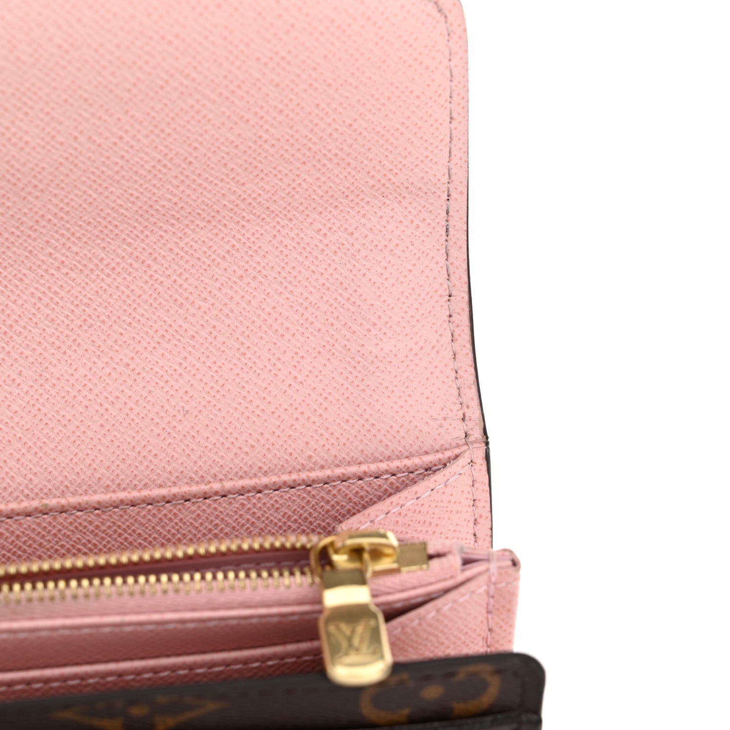 Louis Vuitton Monogram Sarah Wallet NM Rose Ballerine