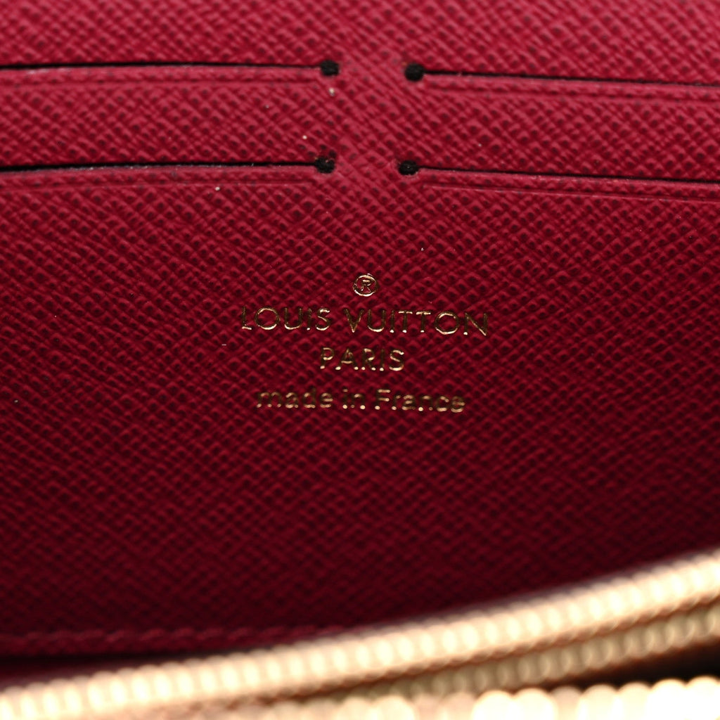 Louis Vuitton Monogram Clemence Wallet Fuchsia