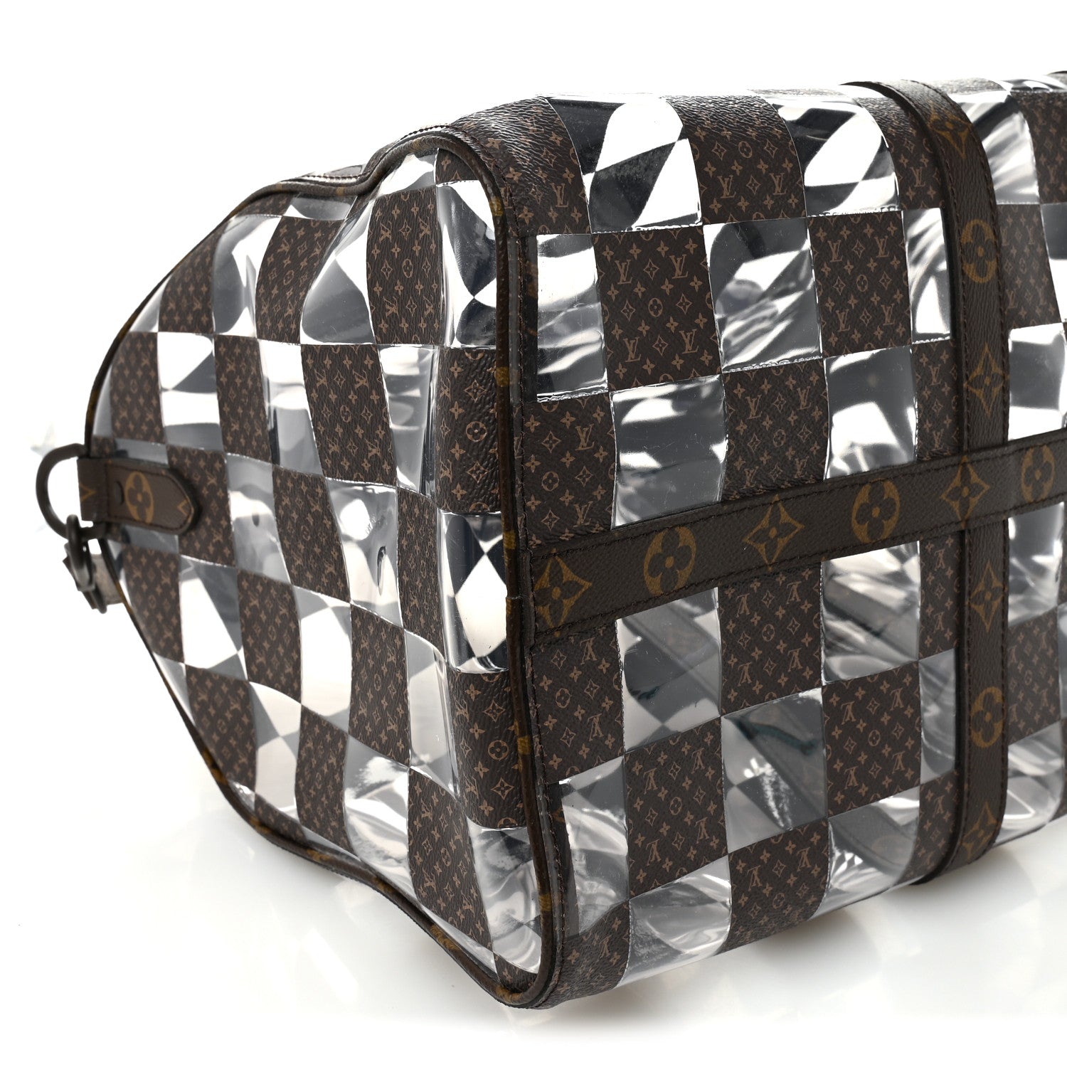 Louis Vuitton PVC Monogram Chess Keepall Bandouliere 50