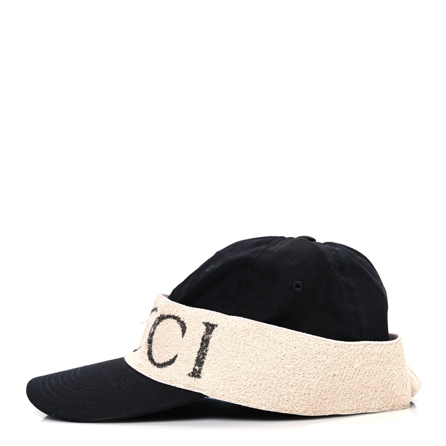 Gucci Gabardine Gucci Headband Baseball Hat L Black