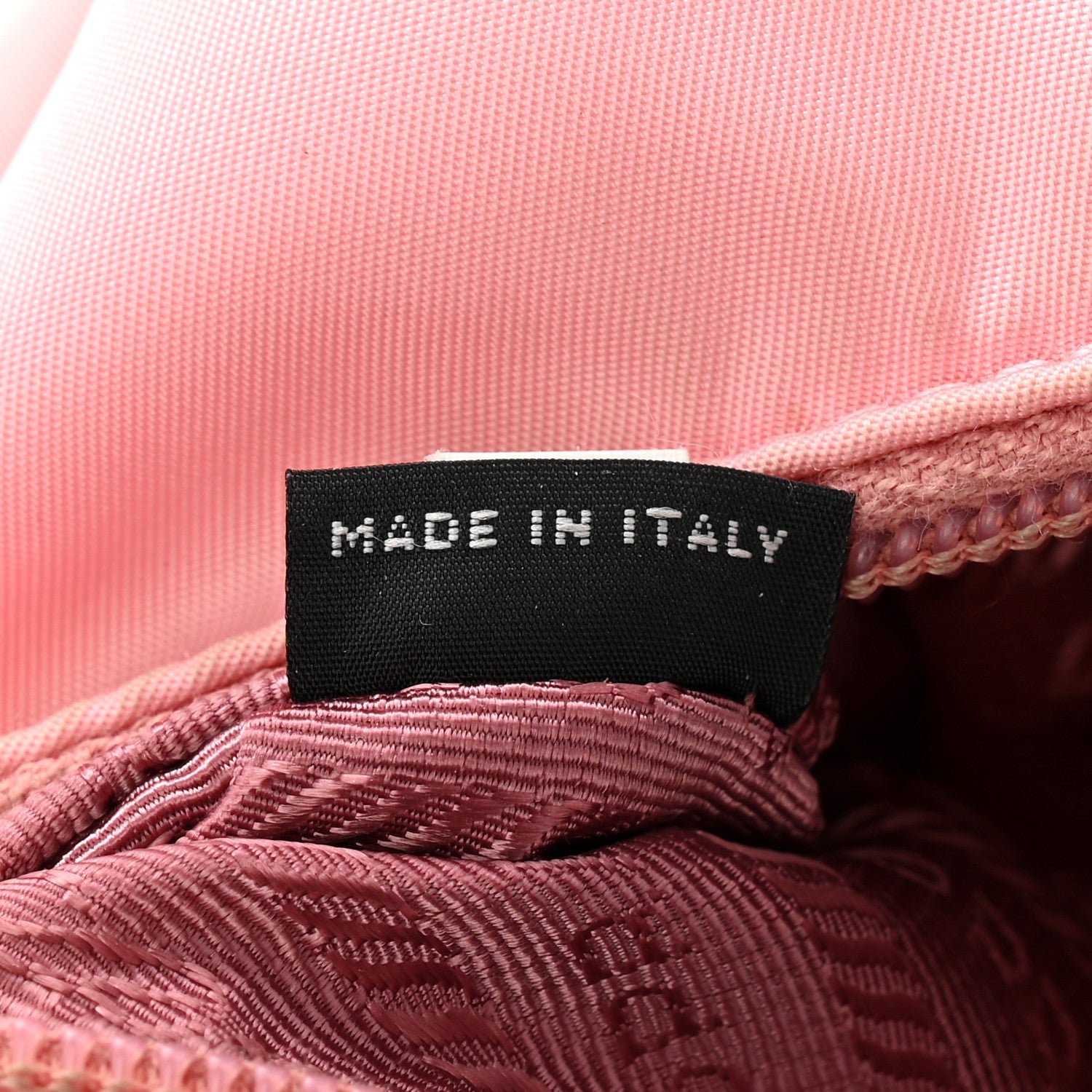 Prada Tessuto Nylon Saffiano Mini Re-Edition 2000 Bag Rosa