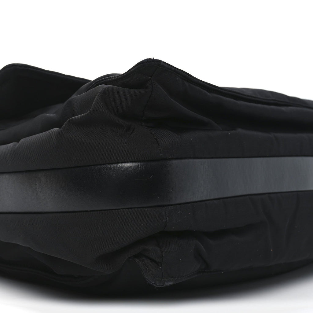 Prada Re-Nylon Padded Large Traveller Black