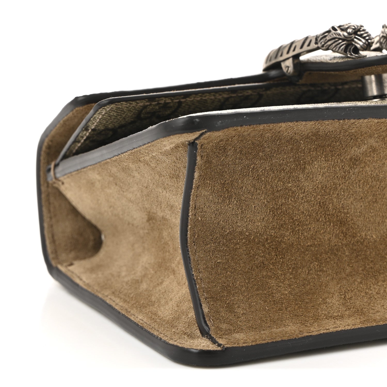 Gucci GG Supreme Monogram Mini Dionysus Top Handle Bag Taupe