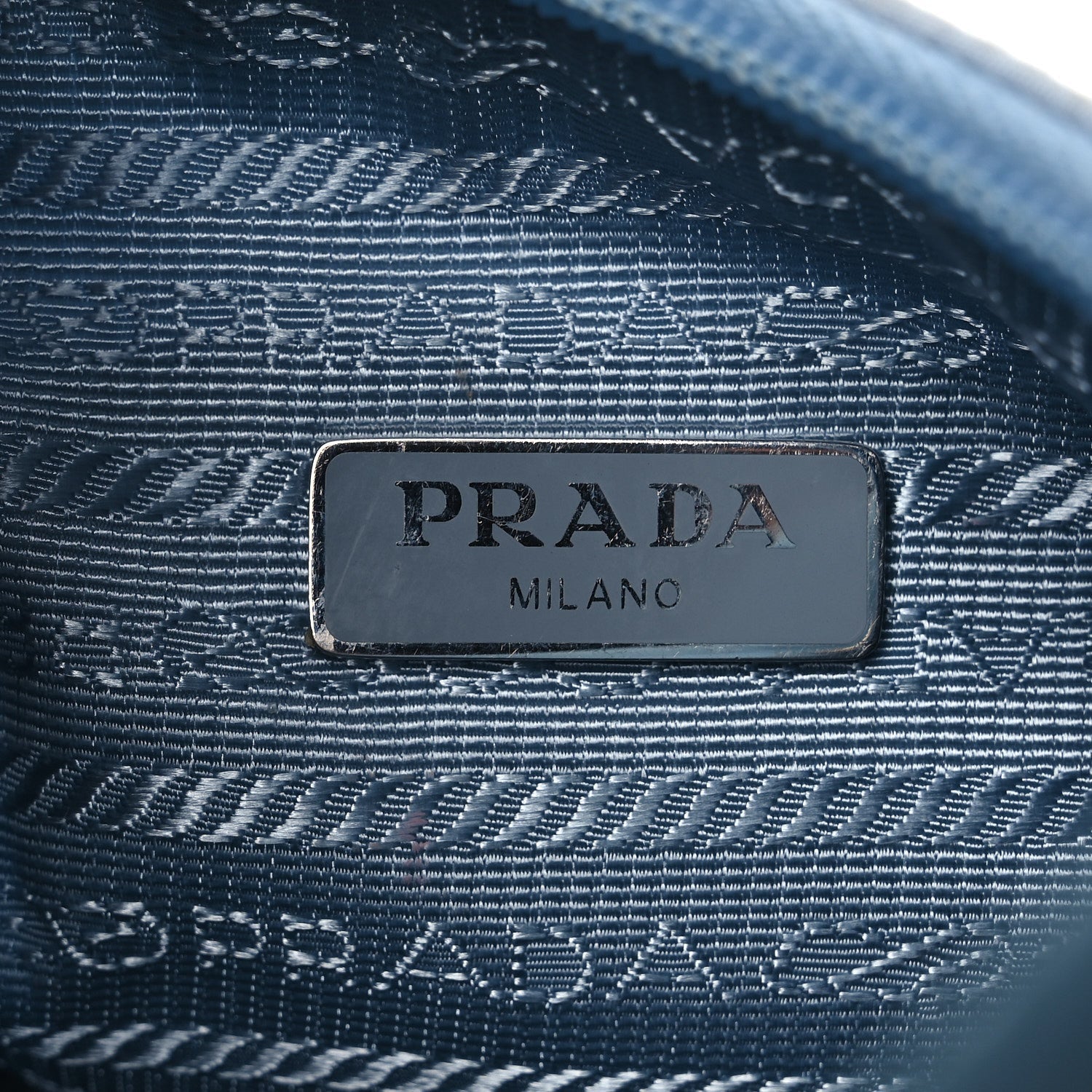 Prada Tessuto Nylon Mini Re-Edition 2000 Bag Celeste