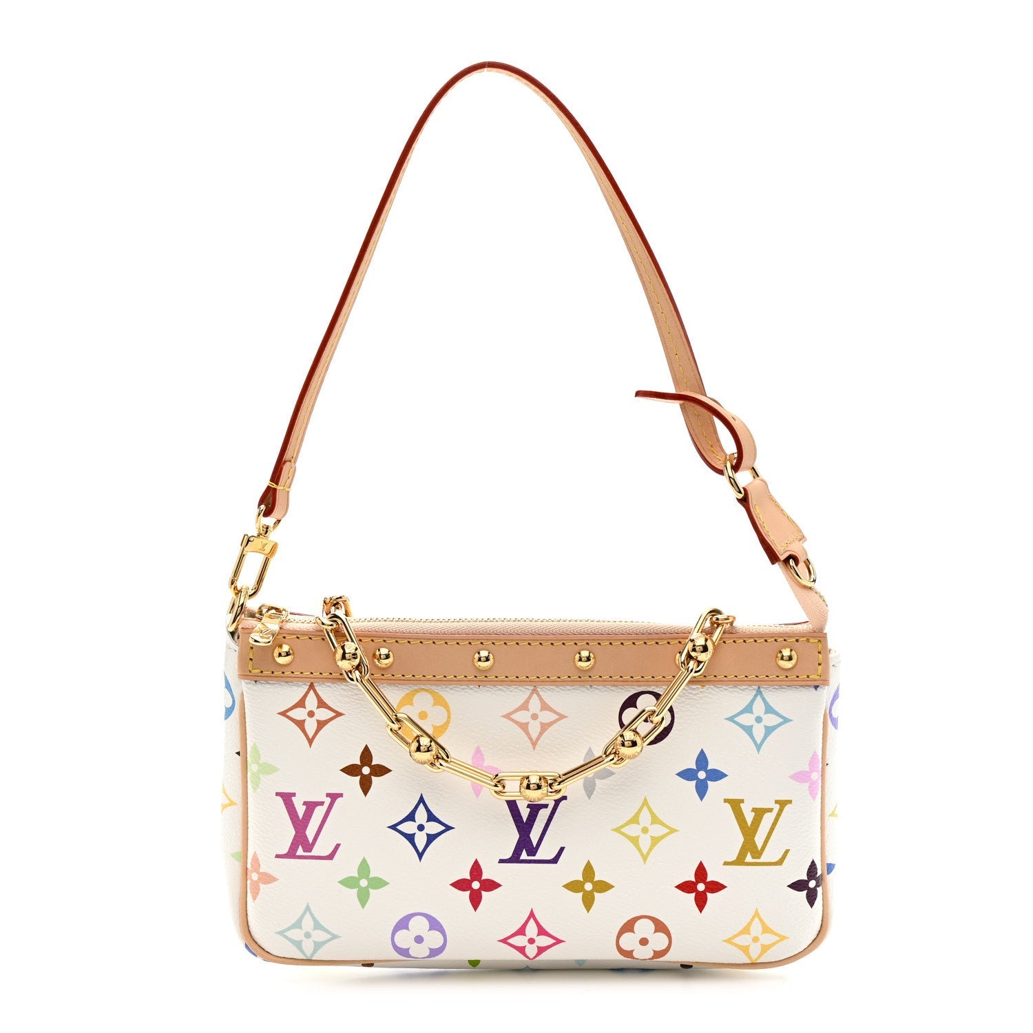 Louis Vuitton LV X TM Monogram Multicolor Pochette Accessories White