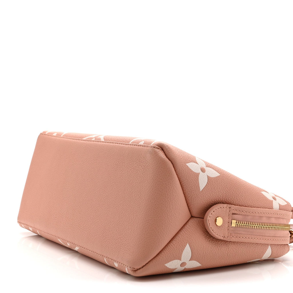 Louis Vuitton Empreinte Monogram Giant Petit Palais Rose Trianon Creme