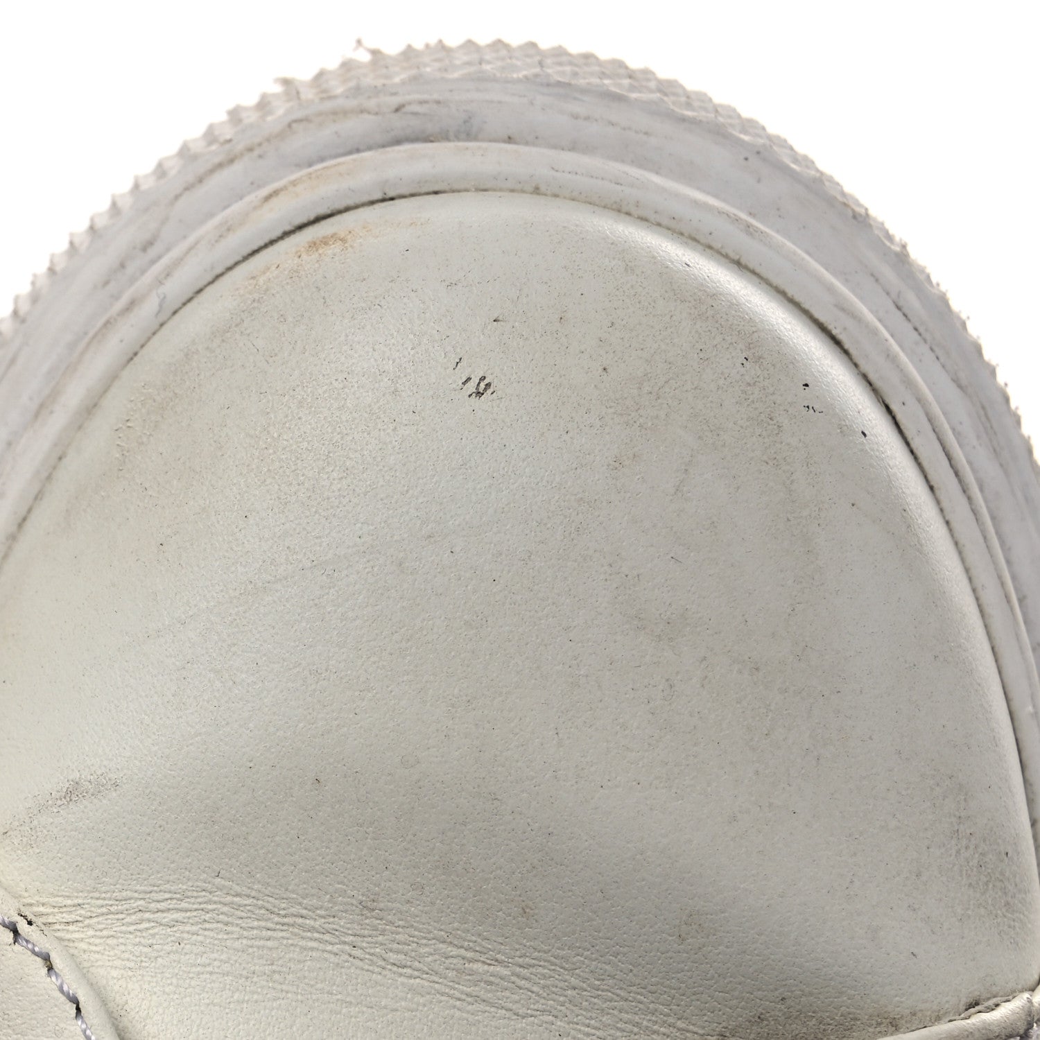 Prada Vitello Soft Logo 45mm Platform Sneakers 35.5 White Pink